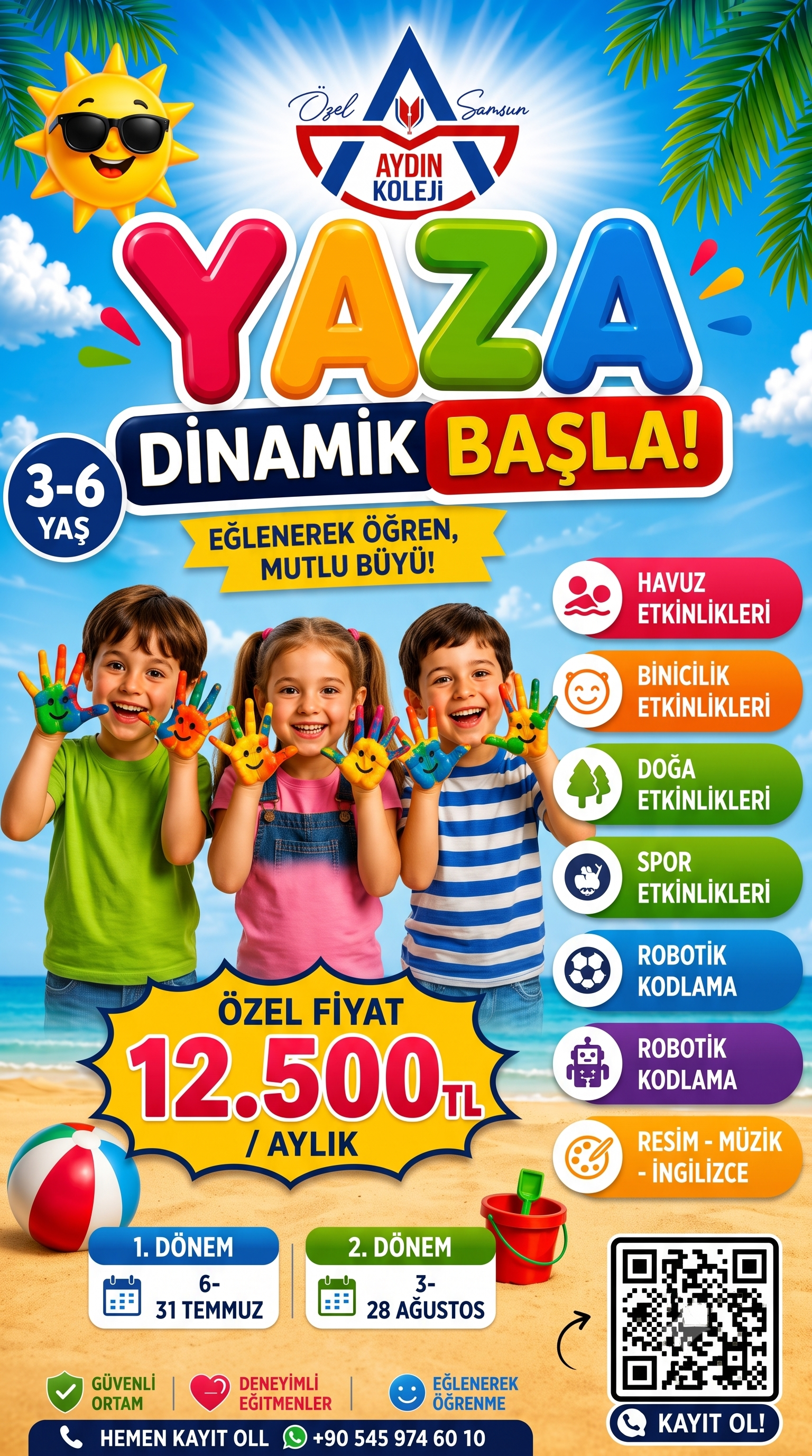 ☀️ En Eğlenceli Yaz Aydın Koleji’nde ☀️